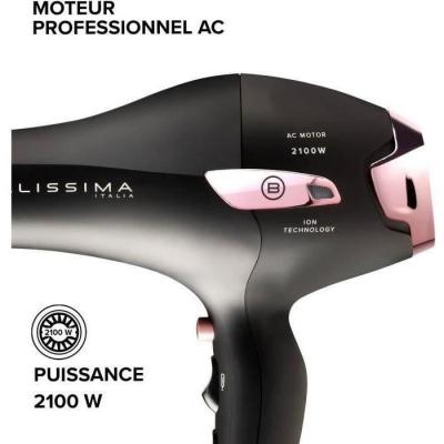 Sèche-Cheveux Bellissima Professionnel Ionique Léger P7 3000 - Concentrateur + Diffuseur