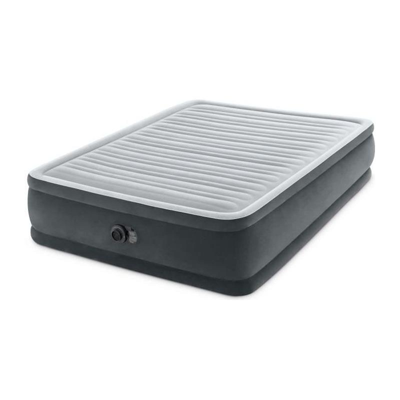 Lit d'appoint électrique 2 personnes INTEX Comfort Plush Elevated - Compact et pratique !