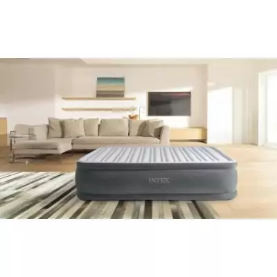 Lit d'appoint électrique 2 personnes INTEX Comfort Plush Elevated - Compact et pratique !