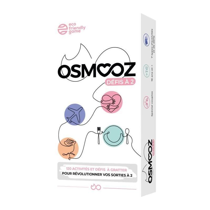 Jeu Couple - Osmooz Défis à 2 - Jeu de Carte Amusant