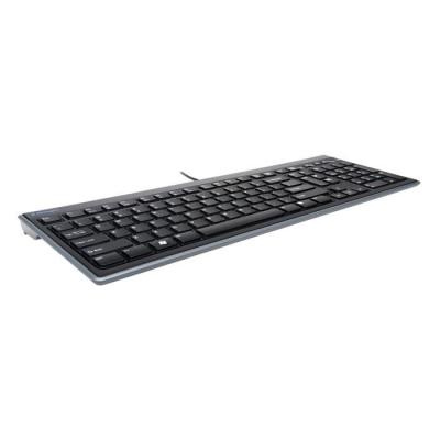 Clavier filaire Ultra Plat Kensington Advance Fit, AZERTY Noir