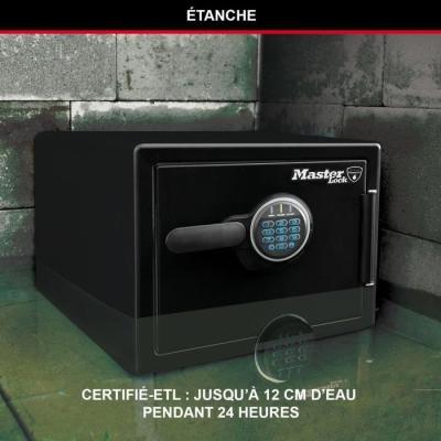 Coffre-fort ignifugé et étanche 22L - MASTER LOCK LFW082FTC