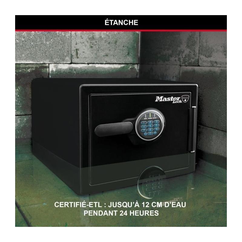 Coffre-fort ignifugé et étanche 22L - MASTER LOCK LFW082FTC