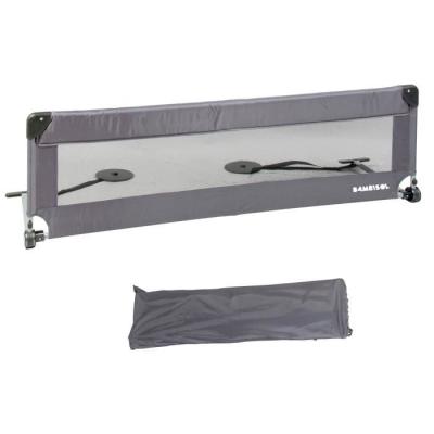 Barriere de lit LOOPING rabattable - Gris 74x18x8 cm