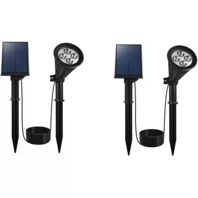 Projecteur solaire 2 en 1 LUMISKY - SPIKY AWAY W34 - H42 cm