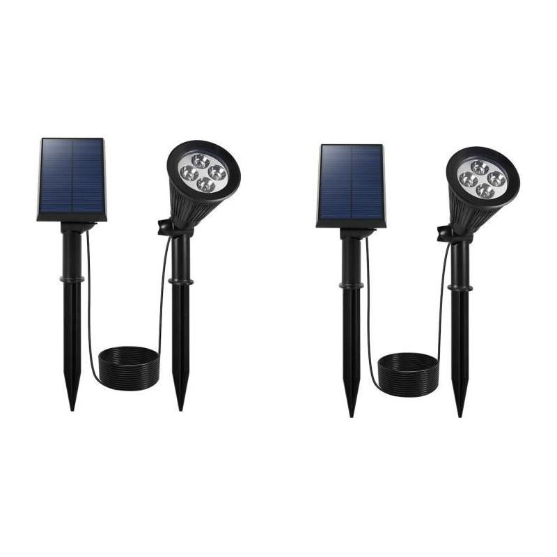 Projecteur solaire 2 en 1 LUMISKY - SPIKY AWAY W34 - H42 cm