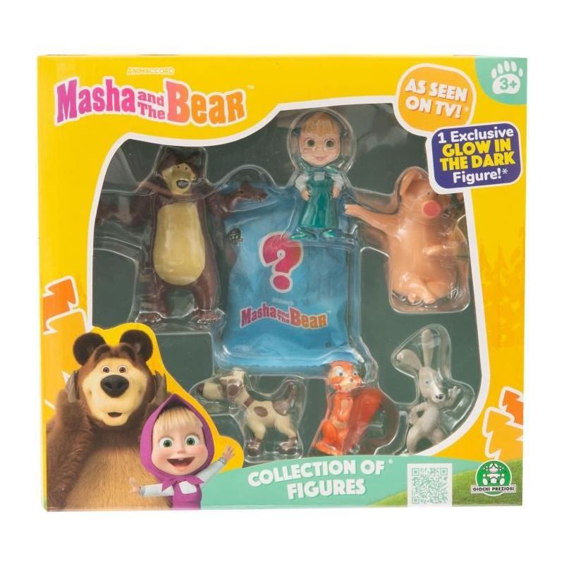 Coffret Figurines MASHA AND THE BEAR - Taille 5-7 cm