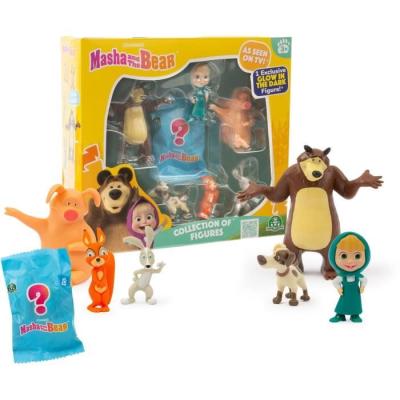 Coffret Figurines MASHA AND THE BEAR - Taille 5-7 cm
