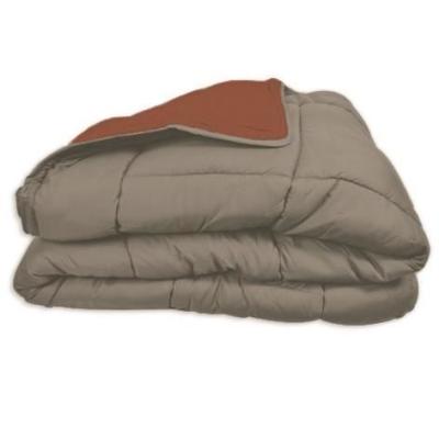Couette chaude Microfibre 400g/m² Galet & Gingembre 240x260cm - Luxe et chaleur