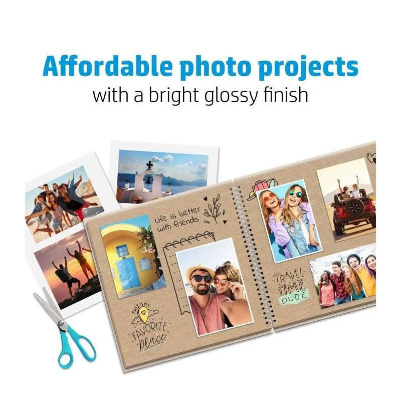 Papier photo brillant HP Everyday - 100 feuilles/A4/200g - Polyvalent