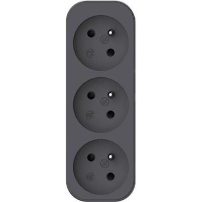 Triplite compacte QUARX - 3P 16A - Conforme NF - Dimensions colis: 5x17x8 cm