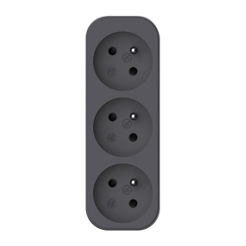 Triplite compacte QUARX - 3P 16A - Conforme NF - Dimensions colis: 5x17x8 cm