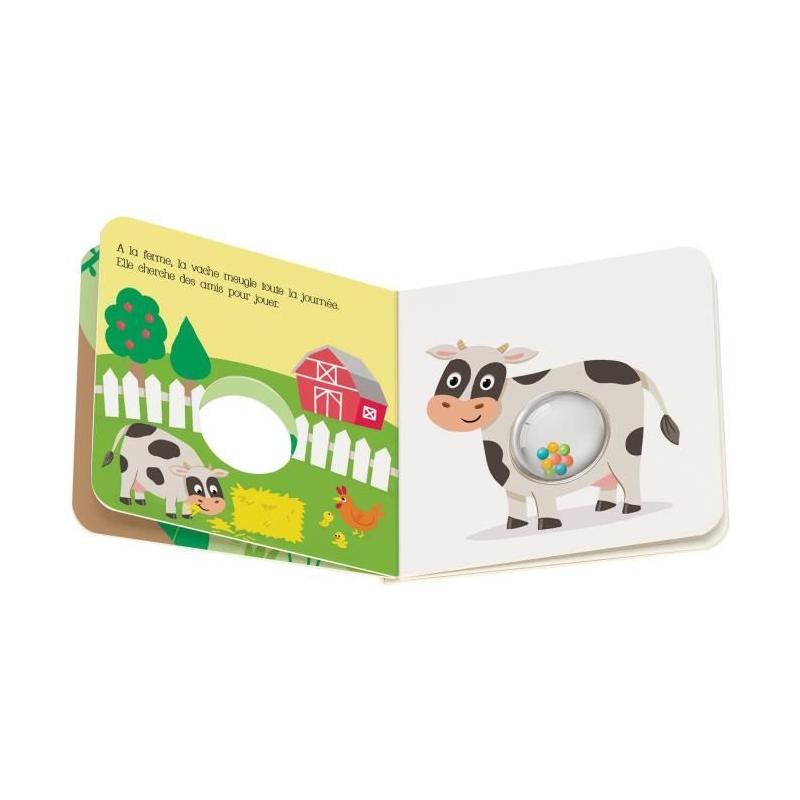 Ravensburger play+ Mon Livre hochet - Mes premiers animaux, idéal pour bébé