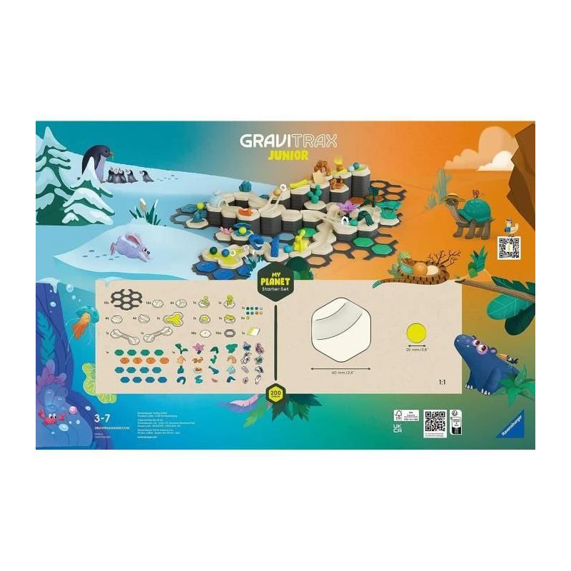 Gravitrax Junior - Starter Set XXL My Planet 184 pièces - Circuit de billes fun
