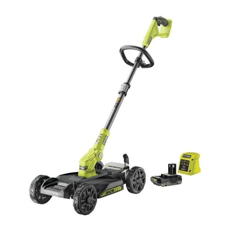 Tondeuse 3-en-1 18V ONE+ RYOBI - Coupe 30 cm + batterie 2 Ah - RY18LMC30A