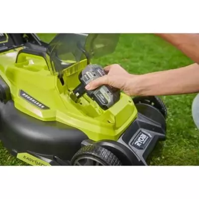 Tondeuse poussée 18V Brushless - Ø coupe 40 cm - batterie 5,0 Ah & chargeur 2,0 A