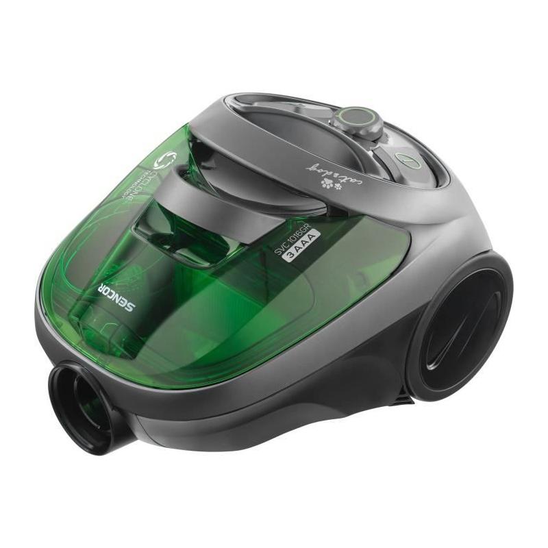 Aspirateur traineau sans sac SENCOR SVC 1016GR - Puissant et silencieux