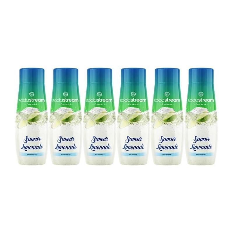 Concentrés SODASTREAM - Lot de 6 Limonades - Jusqu'à 54L - 440ml