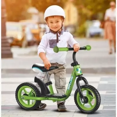 Draisienne Vert - SKIDS CONTROL: Compact et pratique!