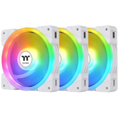 Ventilateur PC RGB 3x120mm - Blanc - Haute Performance