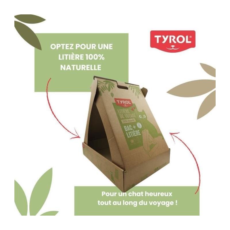 Bac à litière de voyage compact - TYROL