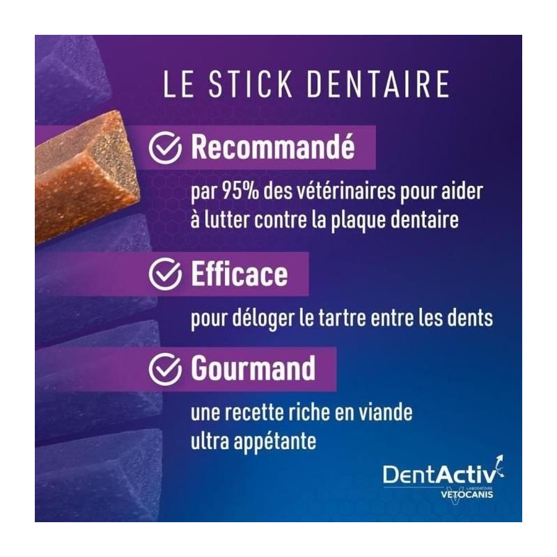 DentActiv - 10 Bâtonnets pour Hygiène Bucco-Dentaire Chat