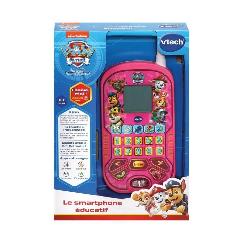 VTECH - PAT PATROUILLE - Smartphone Éducatif Rose 