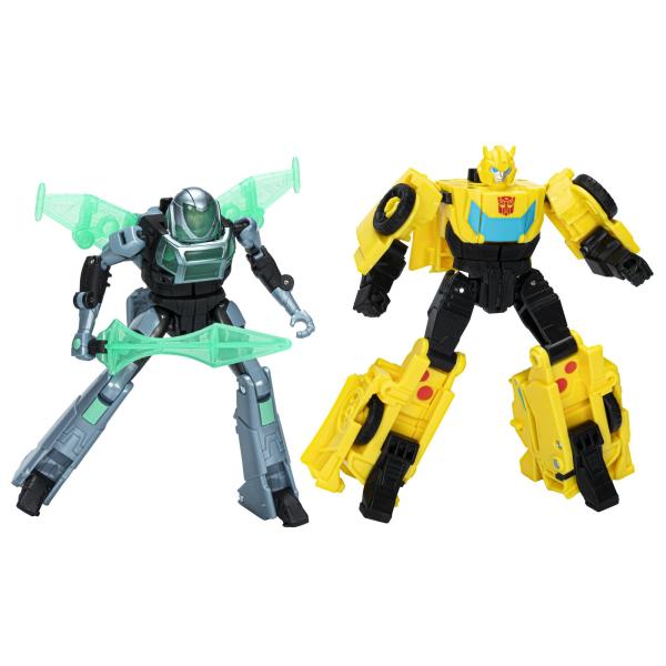 Transformers EarthSpark Cyber-Combiner Bumblebee et Mo Malto