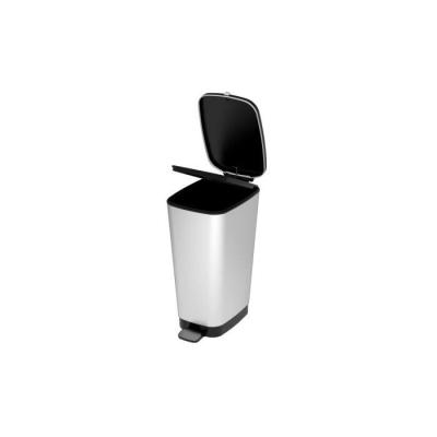 Poubelle à pédale KIS Chic - 42.5L Inox - Design élégant