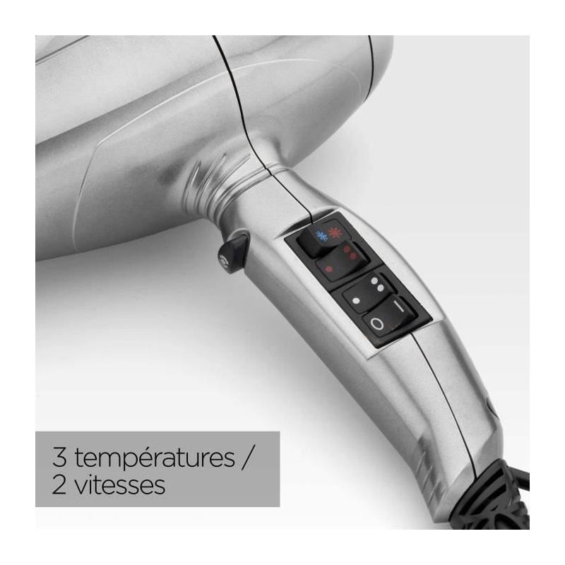 Seche-cheveux BaByliss 6000E Pro Digital 2200 - Technologie Ionique