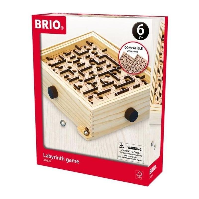 Jeu de Labyrinthe BRIO en bois - Ravensburger - Puzzle 6 ans+