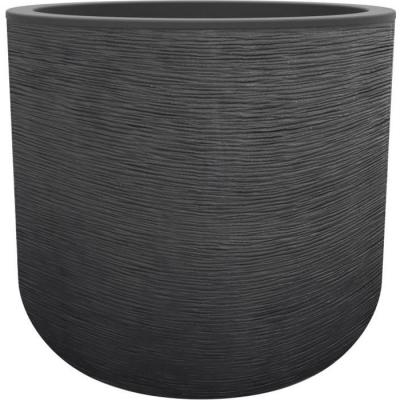 Pot de fleurs Graphit'Up EDA PLASTIQUE 50 cm - 67 L Gris anthracite