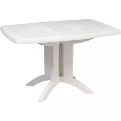 Table pliante GROSFILLEX Vega Blanc 118x77 cm pour l'extérieur