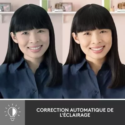 Webcam Full HD 1080p Logitech Brio 300 - Microphone intégré - Réduction de bruit