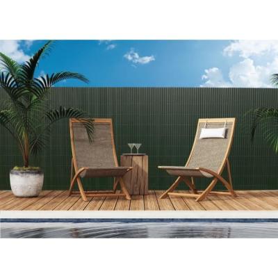 Canisse PVC double face NATURE 1 x 3 m - Occultant 4/5