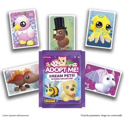 Stickers PANINI Adopt Me! Roblox - Blister 6 pochettes - Édition limitée - 35 stickers