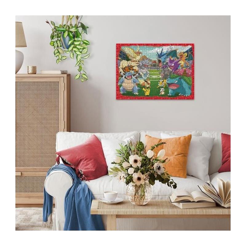 Puzzle 1000 pièces Pokémon l'affrontement, qualité supérieure