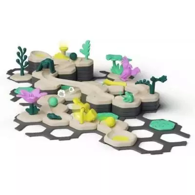 Gravitrax Junior - Starter Set My Jungle 97 pièces - Circuit de billes - Ravensburger