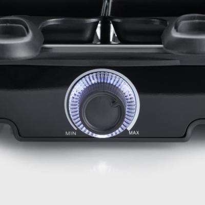 Appareil à raclette SEVERIN RG9670 - 8 pers - Plaque antiadhésive 41,7 x 26,3 cm
