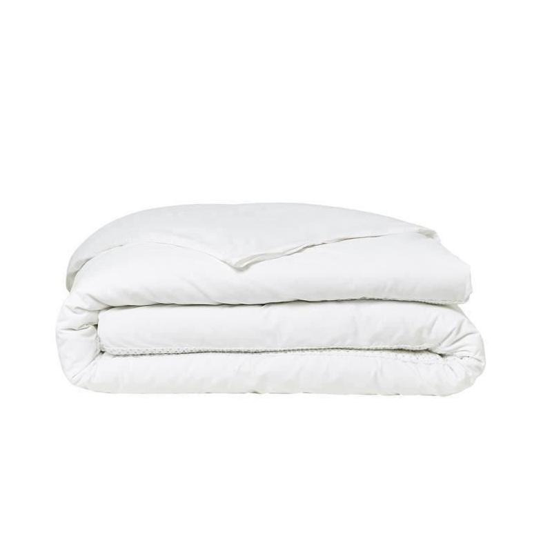 Parure de lit TODAY Prestige en percale finition macramé - Craie