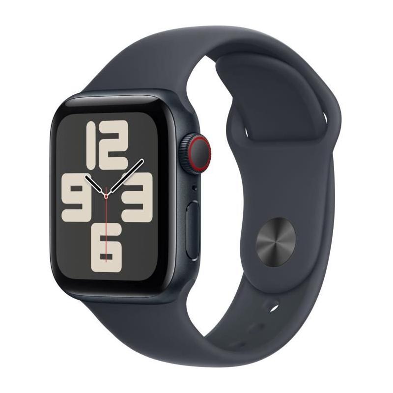 Montre Apple Watch SE GPS + Cellular 40mm Midnight Aluminium - Bracelet Midnight Sport Band