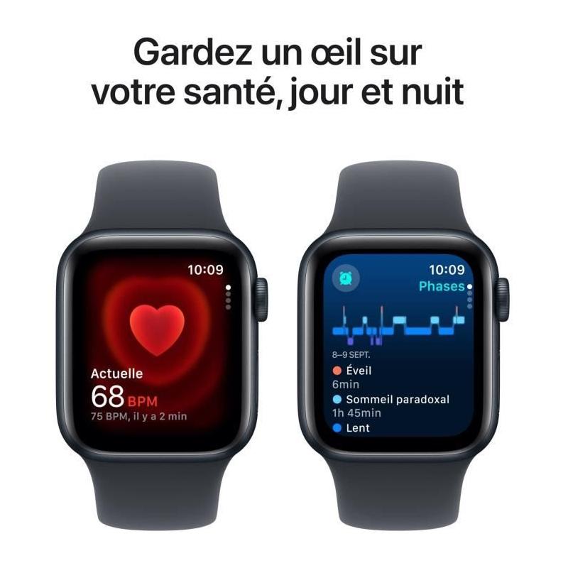 Montre Apple Watch SE GPS + Cellular 40mm Midnight Aluminium - Bracelet Midnight Sport Band