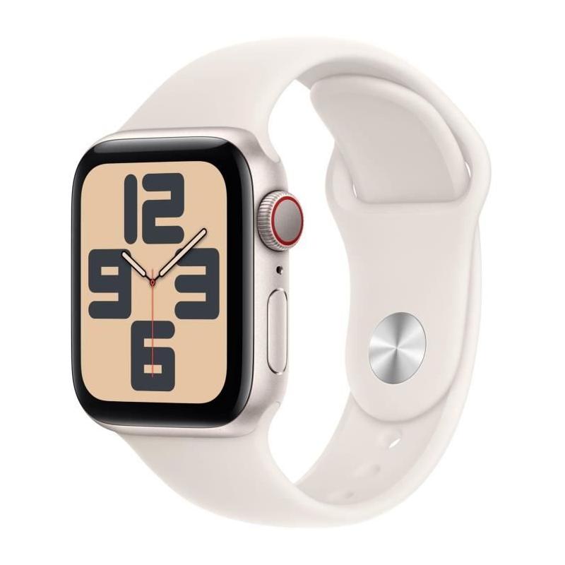 Montre Apple Watch SE GPS + Cellular - Starlight Aluminium