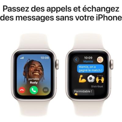 Montre Apple Watch SE GPS + Cellular - Starlight Aluminium