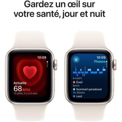 Montre Apple Watch SE GPS + Cellular - Starlight Aluminium
