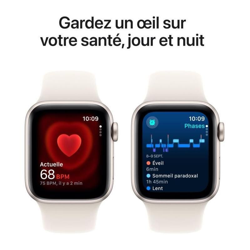 Montre Apple Watch SE GPS + Cellular - Starlight Aluminium