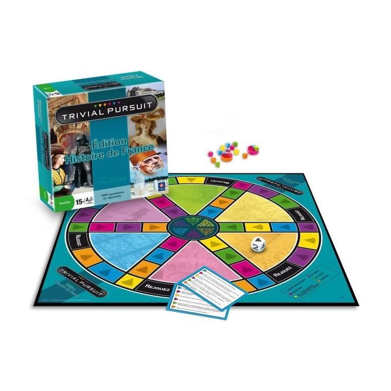 Jeu de société Trivial Pursuit Histoire de France - Dimensions compactes