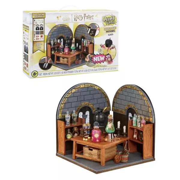 MGA Miniverse - Harry Potter - Jeu Créatif - Mini Set classes des potions Poudlard - Loisirs créatif et décoratif en résine