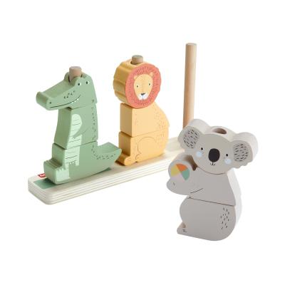 Fisher-Price – Animaux en Bois à Empiler et Trier