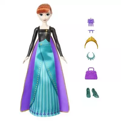 Disney Frozen Disney La Reine des Neiges – Poupée Surprise Anna Spin & Reveal